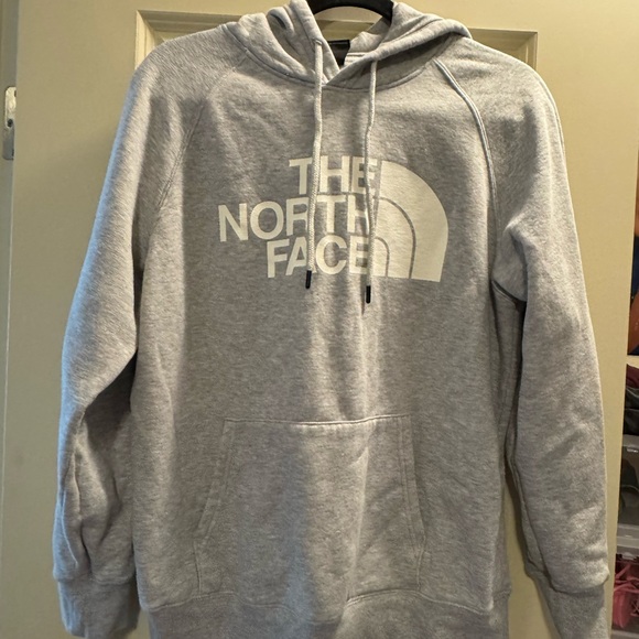 The North Face Light Gray Men's Hoodie - Picture 1 of 2
